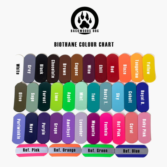 5/8" Waterproof BioThane Leash | Brass Hardware