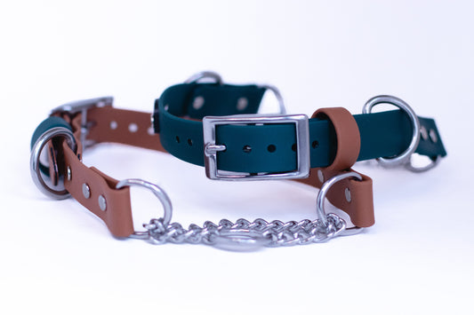 Backwoods Dog BioThane Waterproof Stainless Steel Buckle Collar