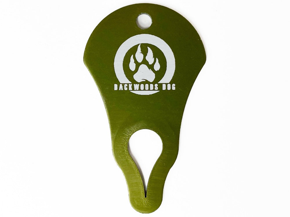 Bakwoods Dog tick key remover olive