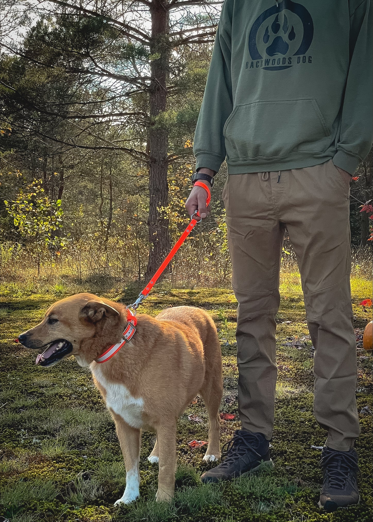 Backwoods Dog waterproof biothane leash splitter coupler