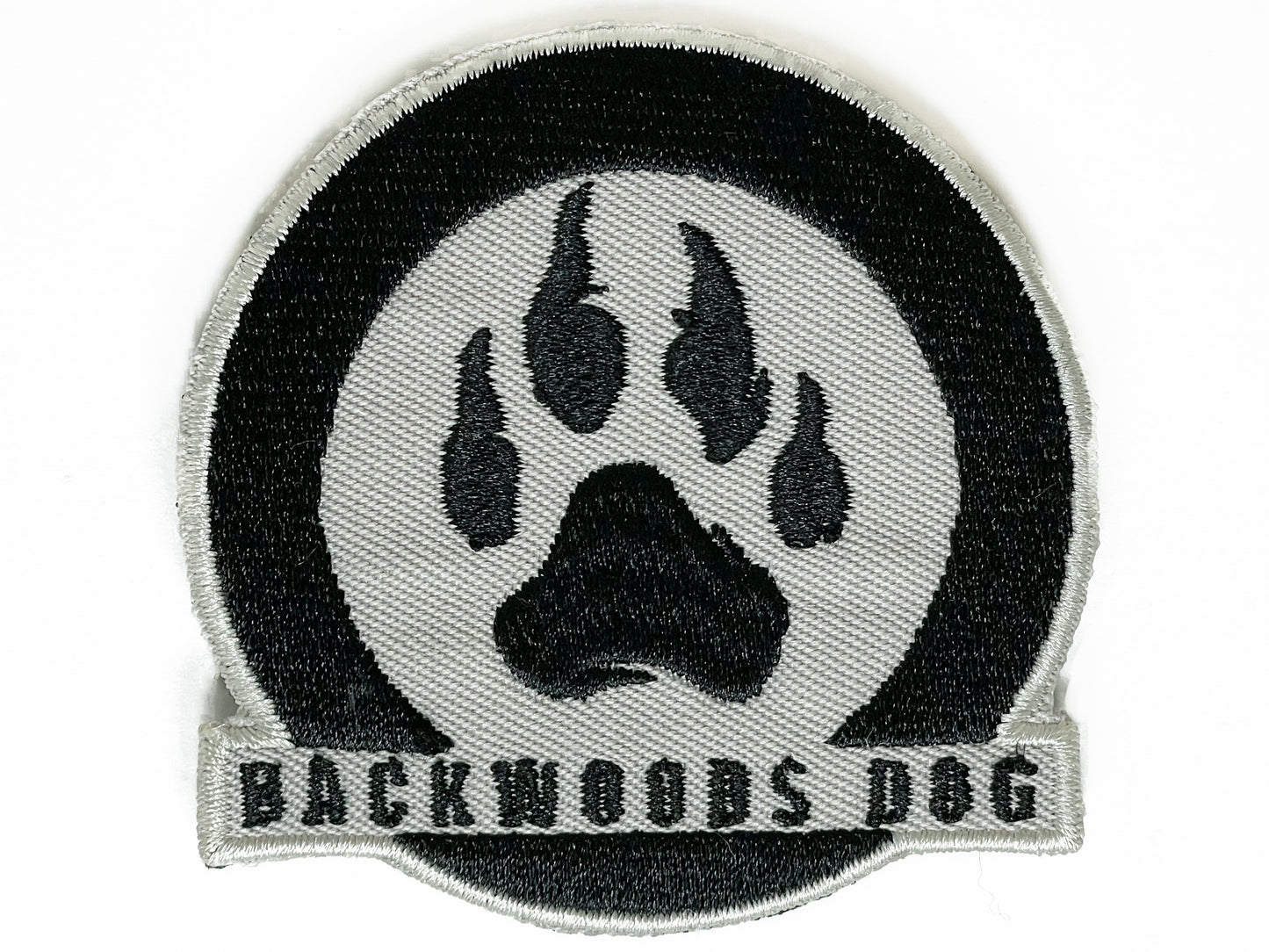 Backwoods Dog Embroidered Patch